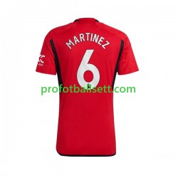 Fotballdrakt Manchester Utd Lisandro Martinez 6 Herre Hjemmekit 2023-2024 Kortermet