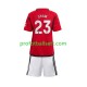 Fotballdrakt Manchester Utd Luke Shaw 23 Barn Hjemmekit 2023-2024 Kortermet
