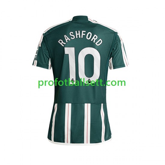 Fotballdrakt Manchester Utd Marcus Rashford 10 Herre Bortekit 2023-2024 Kortermet