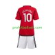 Fotballdrakt Manchester Utd Marcus Rashford 10 Barn Hjemmekit 2023-2024 Kortermet