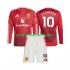 Fotballdrakt Manchester Utd Marcus Rashford 10 Barn Hjemmekit 2024-2025 Langermet