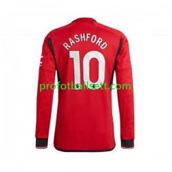 Fotballdrakt Manchester Utd Marcus Rashford 10 Herre Hjemmekit 2023-2024 Langermet