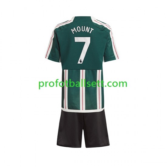 Fotballdrakt Manchester Utd Mount 7 Barn Bortekit 2023-2024 Kortermet