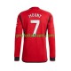 Fotballdrakt Manchester Utd Mount 7 Herre Hjemmekit 2023-2024 Langermet