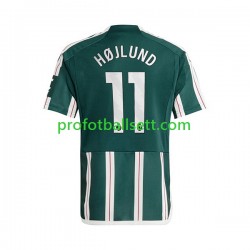 Fotballdrakt Manchester Utd Rasmus Hojlund 11 Herre Bortekit 2023-2024 Kortermet