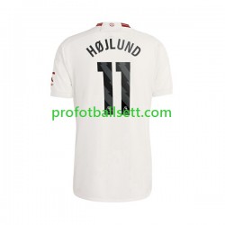 Fotballdrakt Manchester Utd Rasmus Hojlund 11 Herre Tredjekit 2023-2024 Kortermet