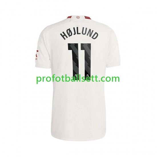 Fotballdrakt Manchester Utd Rasmus Hojlund 11 Herre Tredjekit 2023-2024 Kortermet