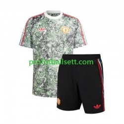Fotballdrakt Manchester Utd Stone Roses Barn Hjemmekit 2023-2024 Kortermet