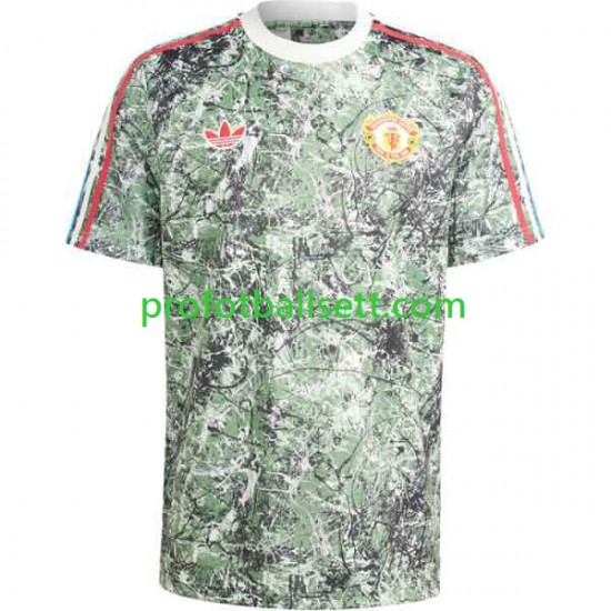 Fotballdrakt Manchester Utd Stone Roses Herre Hjemmekit 2023-2024 Kortermet