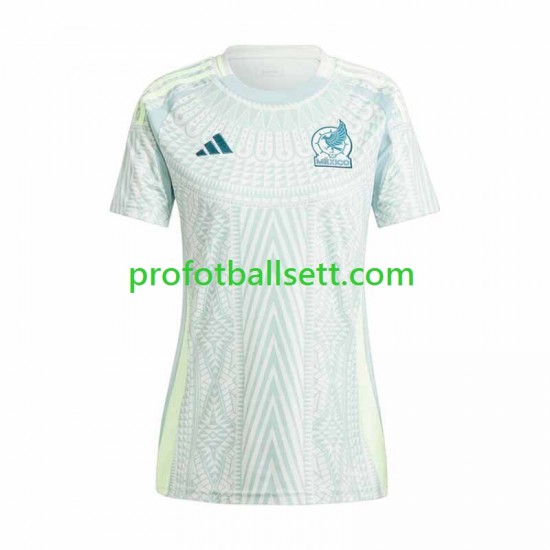 Fotballdrakt Mexico Copa America Dame Bortekit 2024 Kortermet