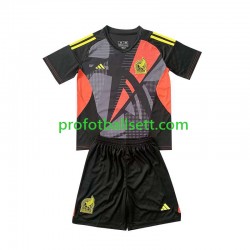 Fotballdrakt Mexico Keeper Barn Hjemmekit 2024 Svart Kortermet