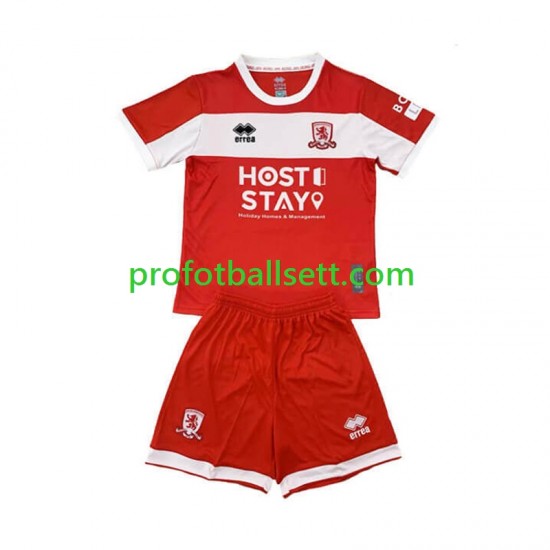 Fotballdrakt Middlesbrough Barn Hjemmekit 2024-2025 Kortermet