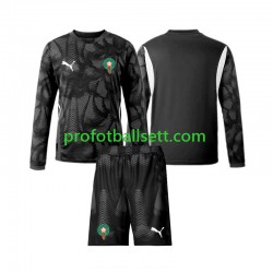 Fotballdrakt Marokko Keeper Barn Tredjekit 2024 Langermet