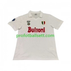 Retro Fotballdrakt Napoli 1987 1988 Herre Bortekit Kortermet