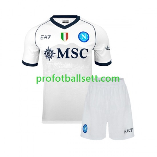 Fotballdrakt Napoli Barn Bortekit 2023-2024 Kortermet