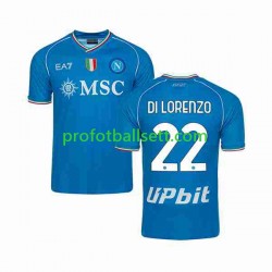 Fotballdrakt Napoli DI LORENZO 22 Herre Hjemmekit 2023-2024 Kortermet