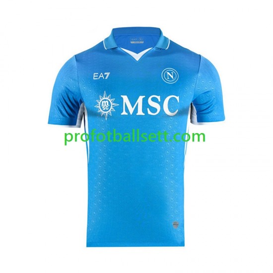 Fotballdrakt Napoli Herre Hjemmekit 2024-2025 Kortermet