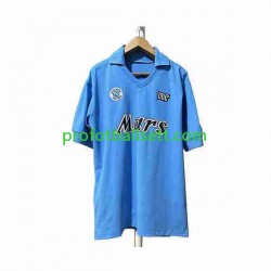 Retro Fotballdrakt Napoli 1989 Herre Hjemmekit 1990 Kortermet