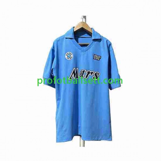 Retro Fotballdrakt Napoli 1989 Herre Hjemmekit 1990 Kortermet
