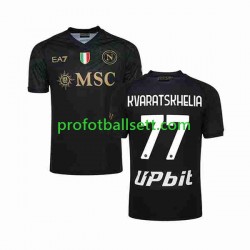 Fotballdrakt Napoli KVARATSKHELIA 77 Herre Tredjekit 2023-2024 Kortermet