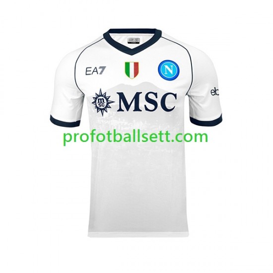 Fotballdrakt Napoli Khvicha Kvaratskhelia 77 Herre Bortekit 2023-2024 Kortermet