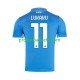 Fotballdrakt Napoli Lukaku 11 Herre Hjemmekit 2024-2025 Kortermet