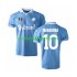 Retro Fotballdrakt Napoli MARADONA 10 1986 Herre Hjemmekit Kortermet