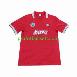 Retro Fotballdrakt Napoli 1988 1989 Herre Tredjekit Kortermet