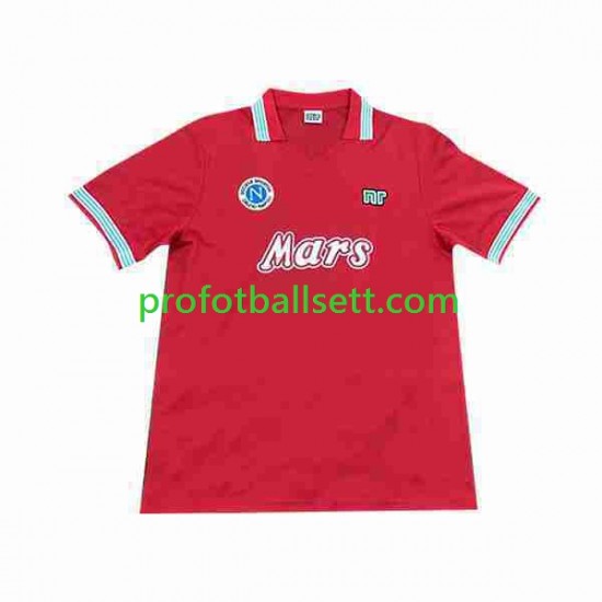 Retro Fotballdrakt Napoli 1988 1989 Herre Tredjekit Kortermet