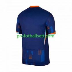 Fotballdrakt Nederland Herre Bortekit Euro 2024 Kortermet
