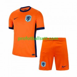 Fotballdrakt Nederland Barn Hjemmekit Euro 2024 Kortermet