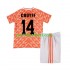 Retro Fotballdrakt Nederland Cruyff 14 1988 Barn Hjemmekit Kortermet