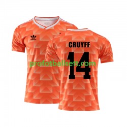 Retro Fotballdrakt Nederland Cruyff 14 1988 Herre Hjemmekit Kortermet
