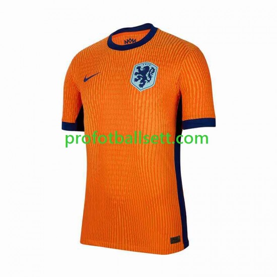 Fotballdrakt Nederland Herre Hjemmekit Euro 2024 Kortermet