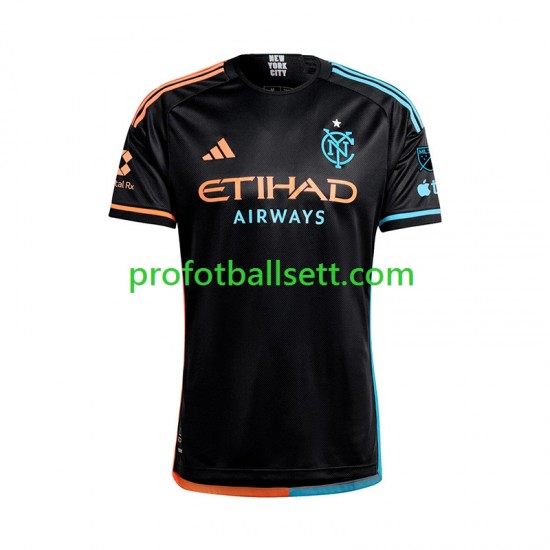 Fotballdrakt New York City FC Herre Bortekit 2024 Kortermet