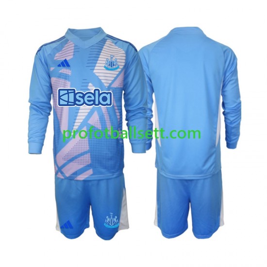 Fotballdrakt Newcastle United Keeper Barn Bortekit 2024-2025 Langermet