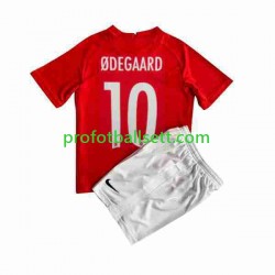 Fotballdrakt Norge ODEGAARD 10 Barn Hjemmekit 2022 Kortermet