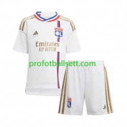 Fotballdrakt Olympique Lyonnais Barn Hjemmekit 2023-2024 Kortermet