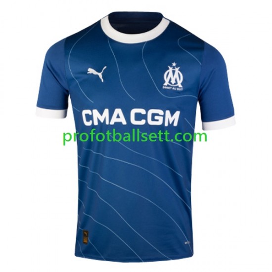 Fotballdrakt Olympique de Marseille Herre Bortekit 2023-2024 Kortermet