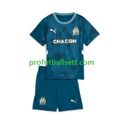 Fotballdrakt Olympique de Marseille Barn Bortekit 2024-2025 Kortermet