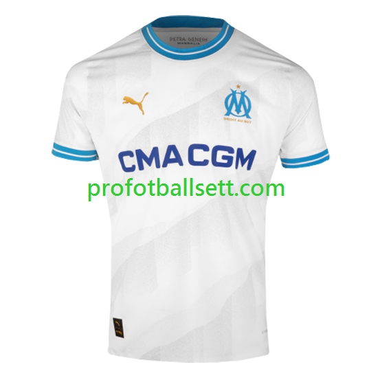 Fotballdrakt Olympique de Marseille Herre Hjemmekit 2023-2024 Kortermet