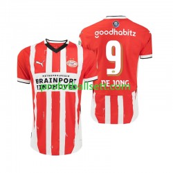 Fotballdrakt PSV Eindhoven DE JONG 9 Herre Hjemmekit 2024-2025 Kortermet