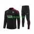 Paris Saint-Germain 2024-2025 Svart Trenings Collegegenser Set