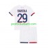 Fotballdrakt Paris Saint-Germain Bradley Barcola 29 Barn Bortekit 2024-2025 Kortermet