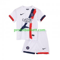 Fotballdrakt Paris Saint-Germain Barn Bortekit 2024-2025 Kortermet