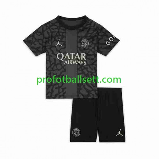 Fotballdrakt Paris Saint-Germain Barn Tredjekit 2023-2024 Kortermet