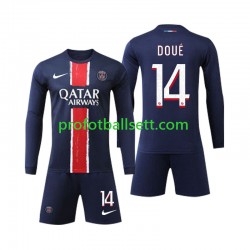 Fotballdrakt Paris Saint-Germain D Doue 14 Barn Hjemmekit 2024-2025 Langermet
