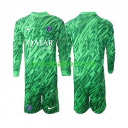 Fotballdrakt Paris Saint-Germain Keeper Barn Bortekit 2024-2025 Langermet