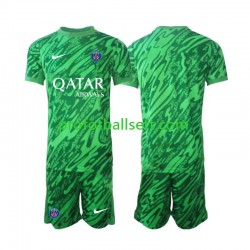 Fotballdrakt Paris Saint-Germain Keeper Barn Bortekit 2024-2025 Kortermet