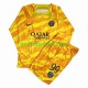 Fotballdrakt Paris Saint-Germain Keeper DONNARUMMA 99 Barn Bortekit 2023-2024 Langermet